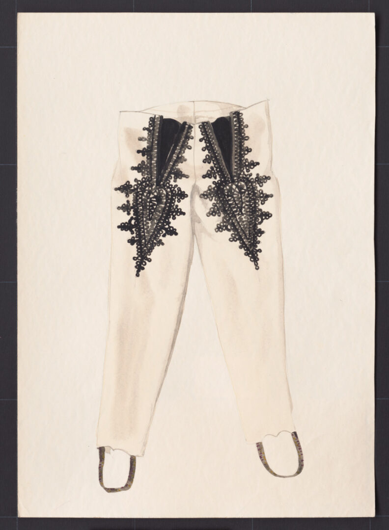 Kresba – nohavice súkenné