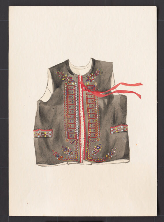 Kresba – živôtik mužský sviatočný