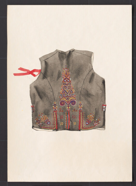 Kresba – živôtik mužský sviatočný