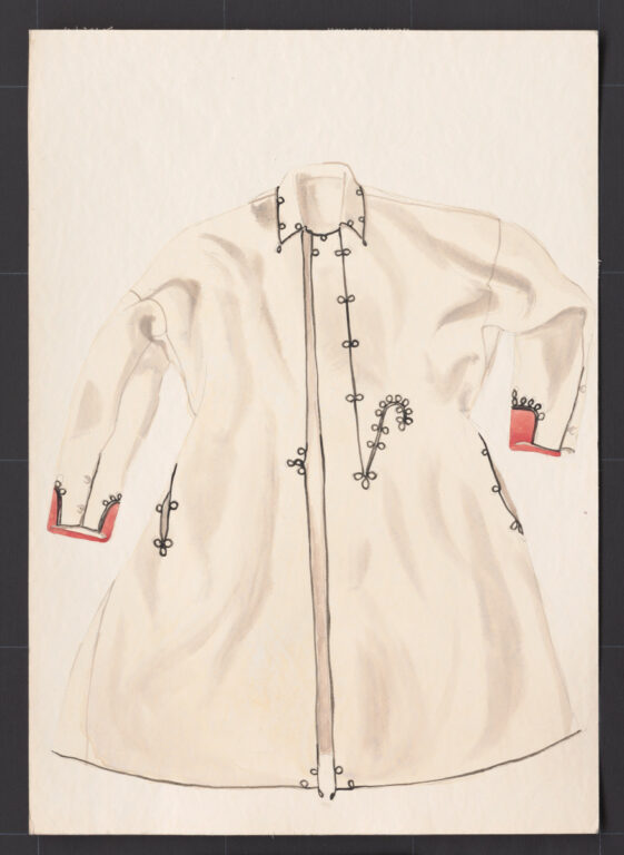 Kresba – kabanica mužská