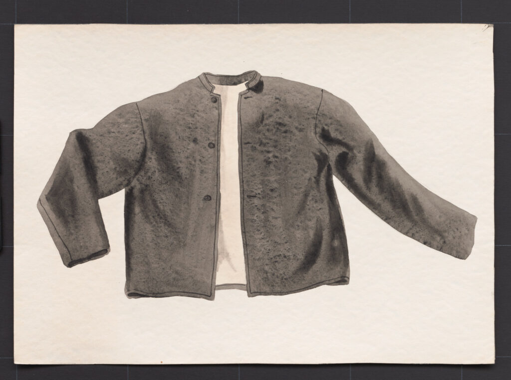 Kresba – kabátik mužský