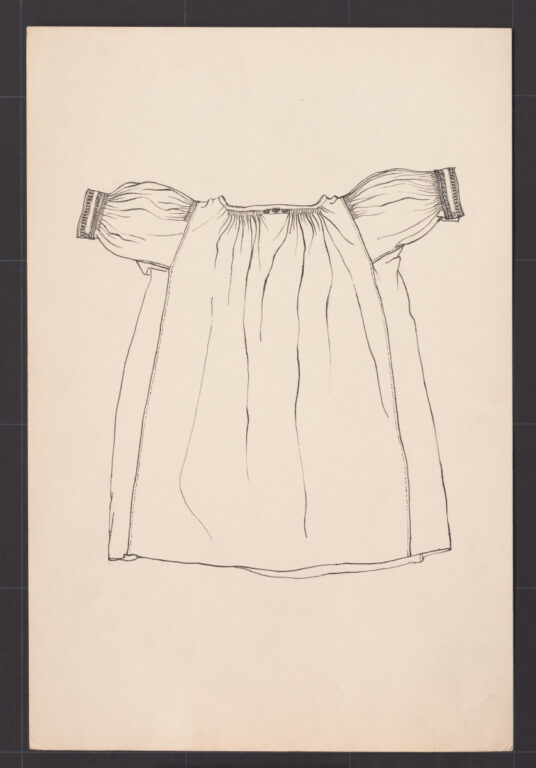 Kresba – košeľa ženská