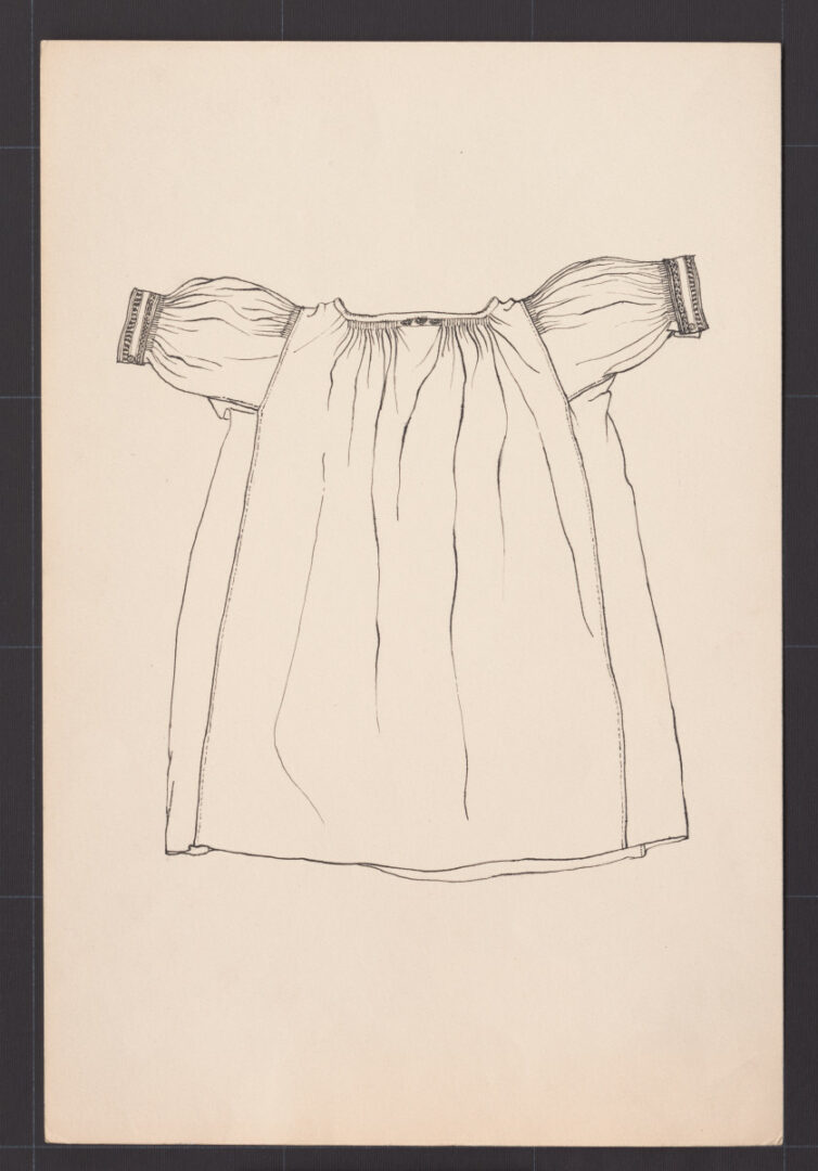 Kresba – košeľa ženská