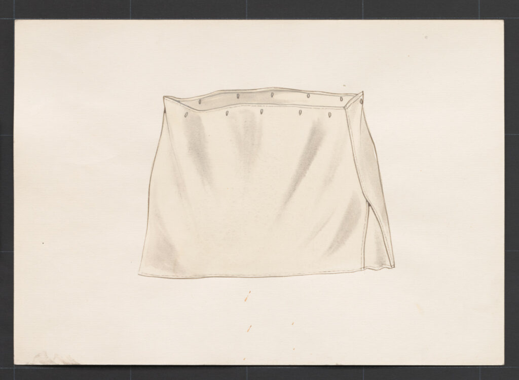 Kresba – rubáš (spodník)