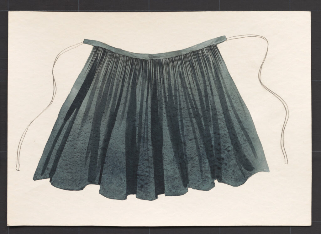 Kresba – zástera ženská