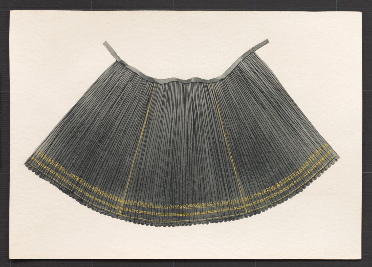 Kresba – zástera ženská sviatočná