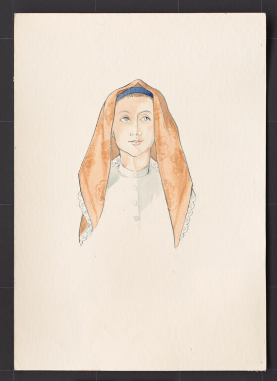 Kresba – šatka – úprava na vádzku