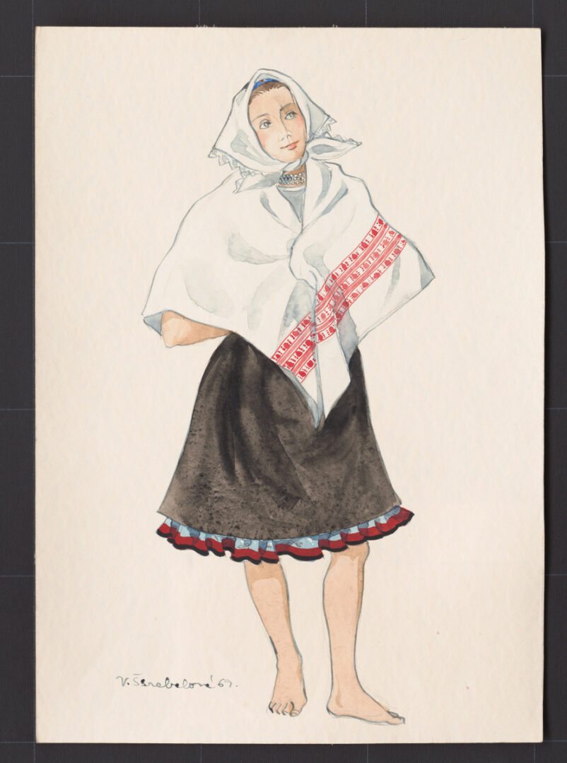 Kresba – odev ženský