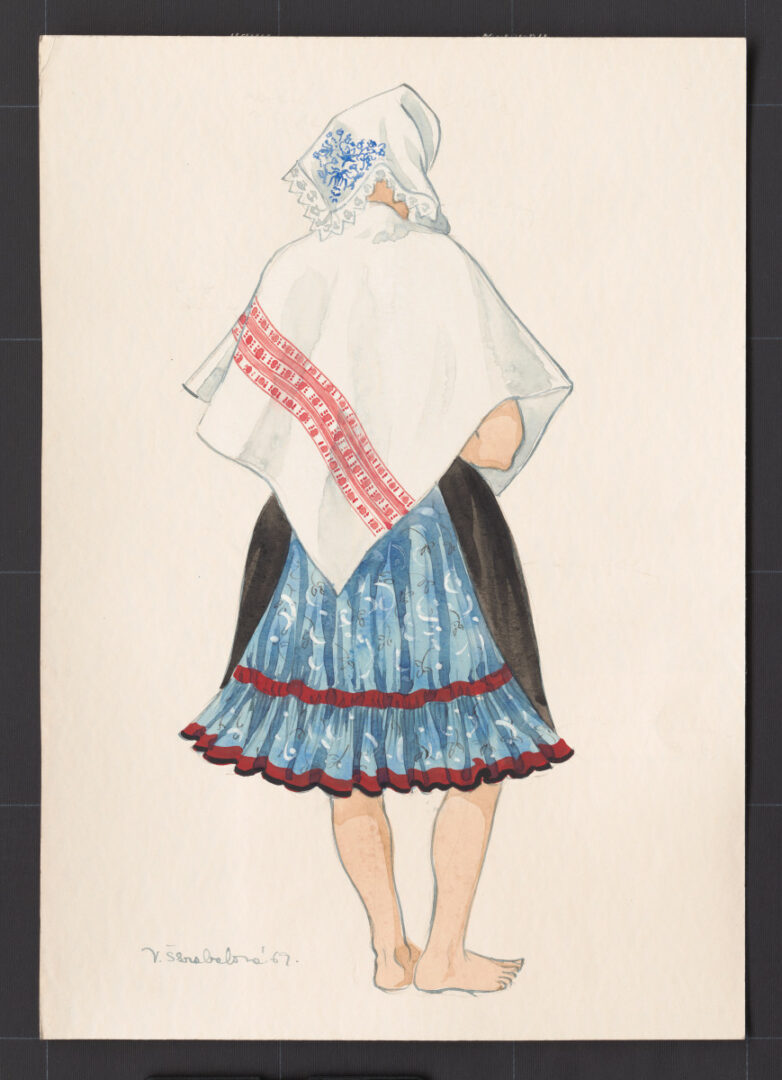 Kresba – odev ženský