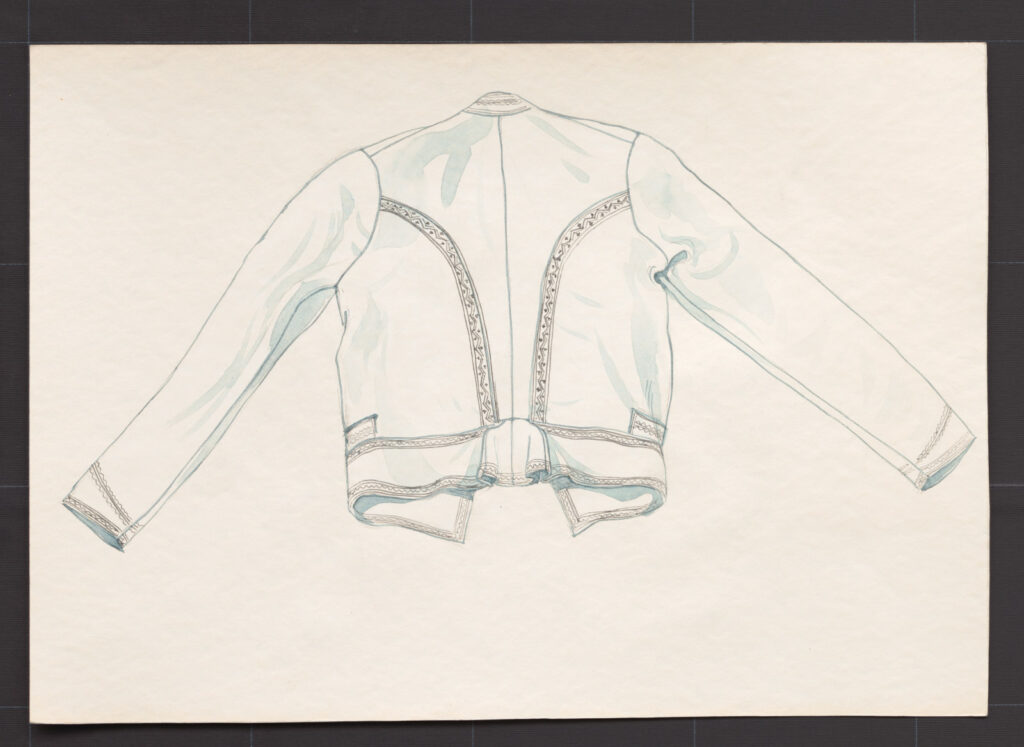 Kresba – kabátik mužský