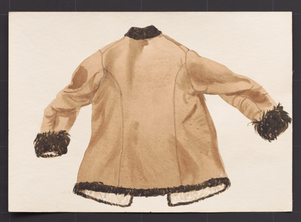 Kresba – kožuch mužský