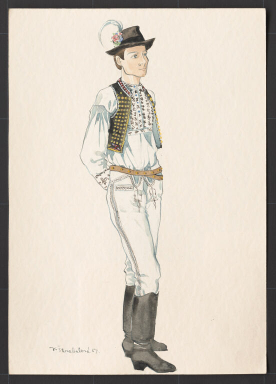 Kresba – odev mládenecký