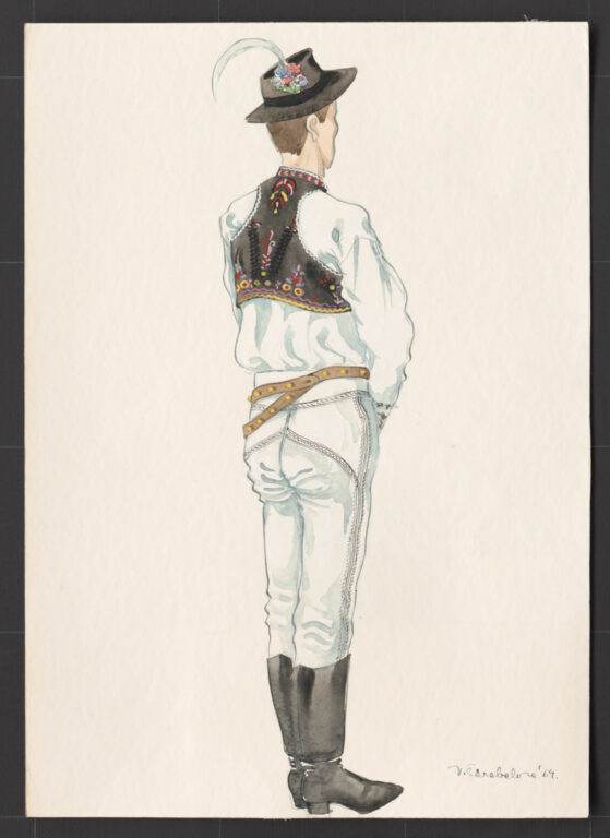 Kresba – odev mládenecký