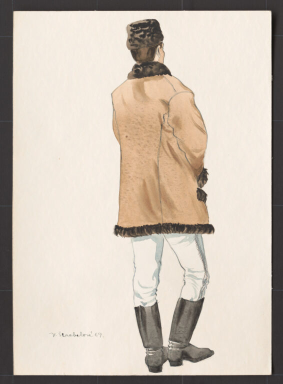 Kresba – odev mužský zimný