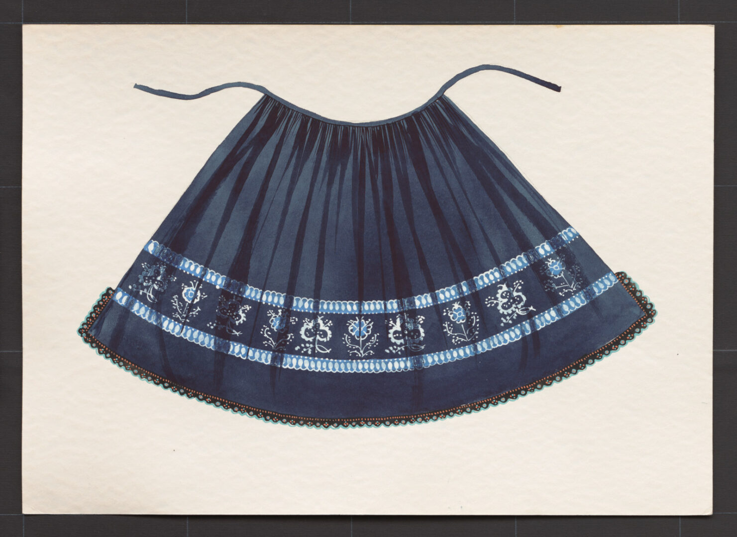 Kresba – zástera ženská