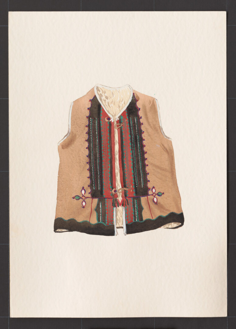 Kresba – kožuštek ženský