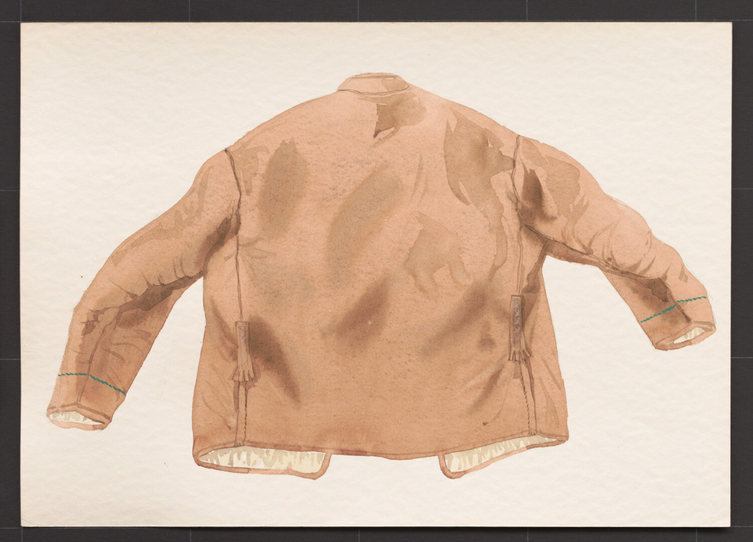 Kresba – kožuch ženský a mužský