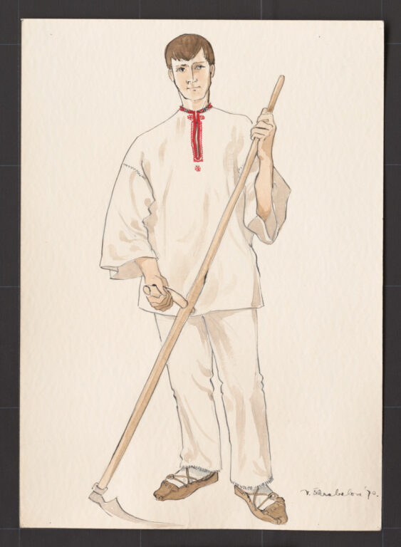 Kresba – odev mužský pracovný