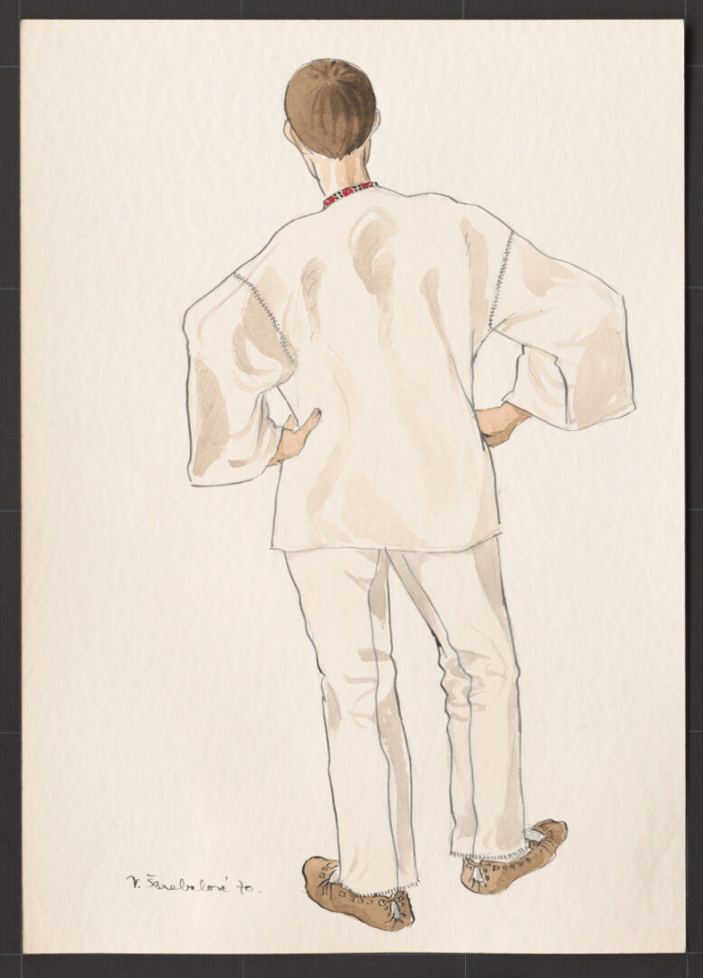 Kresba – odev mužský pracovný