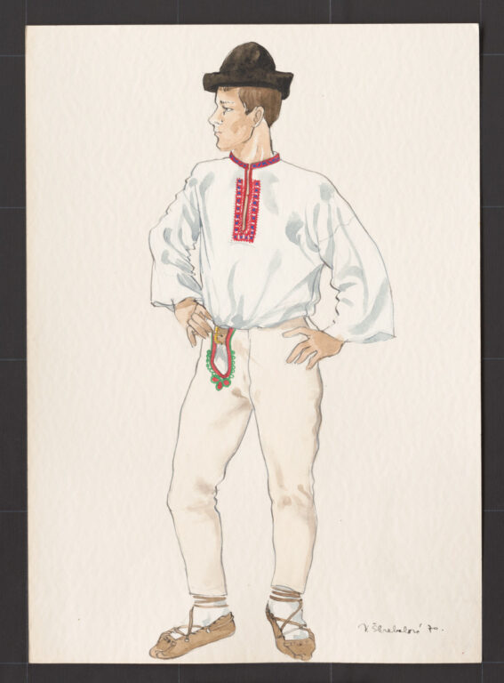 Kresba – odev mužský