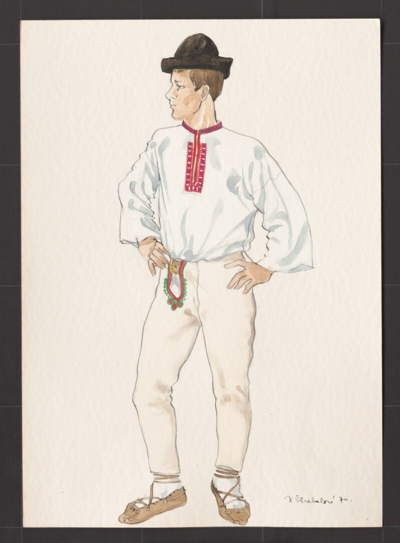 Kresba – odev mužský