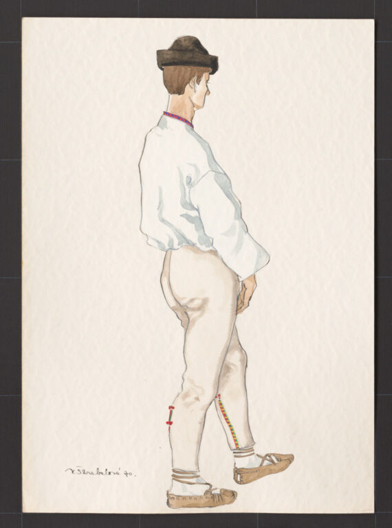 Kresba – odev mužský