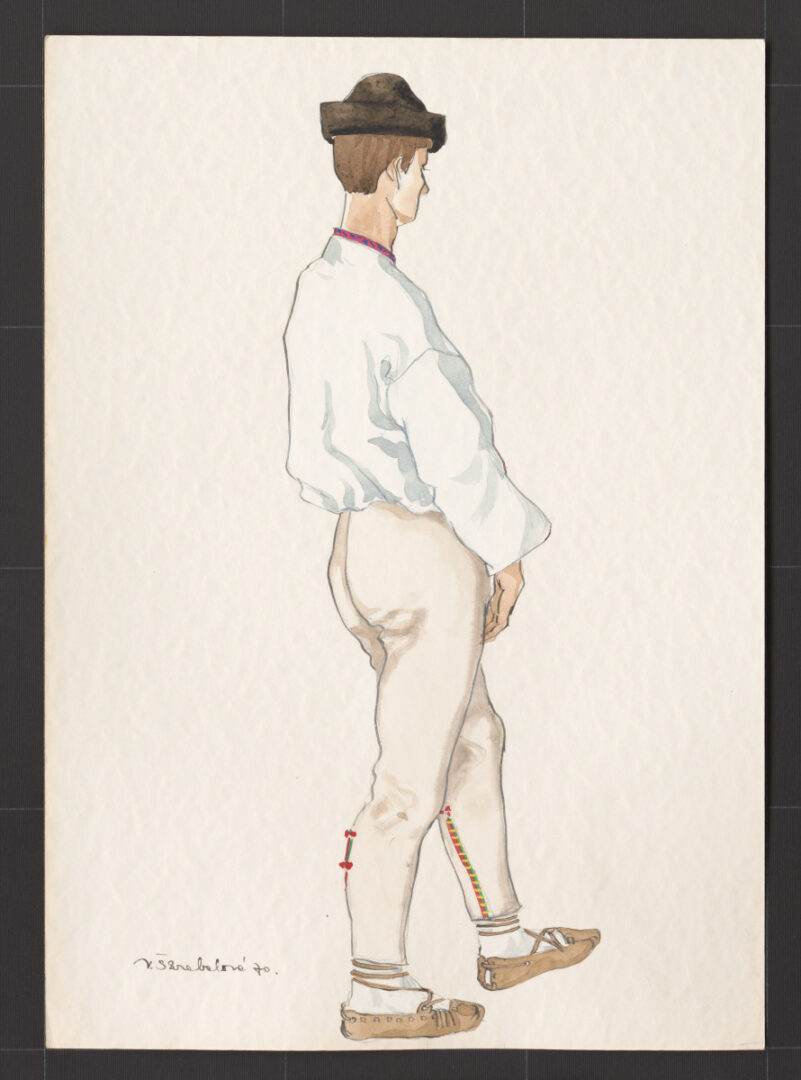 Kresba – odev mužský