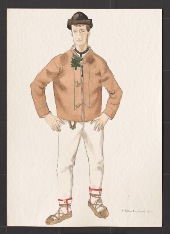 Kresba – odev ženícha