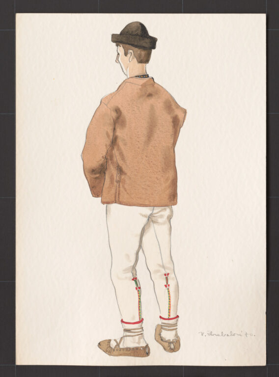 Kresba – odev ženícha