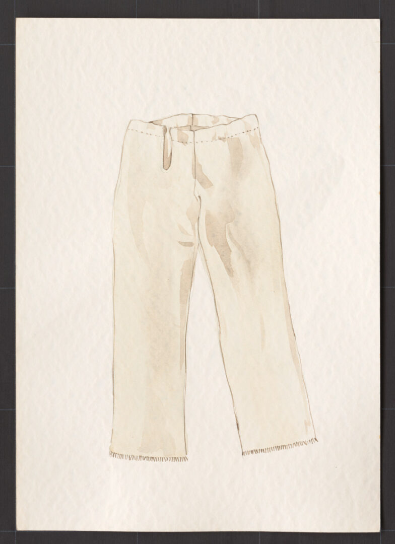 Kresba – nohavice