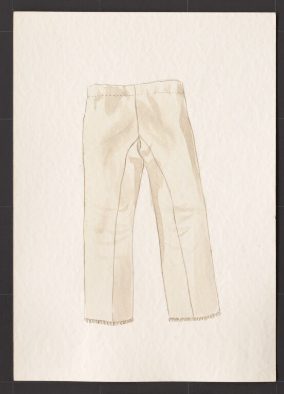 Kresba – nohavice