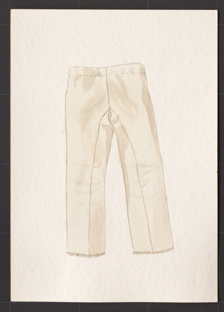 Kresba – nohavice