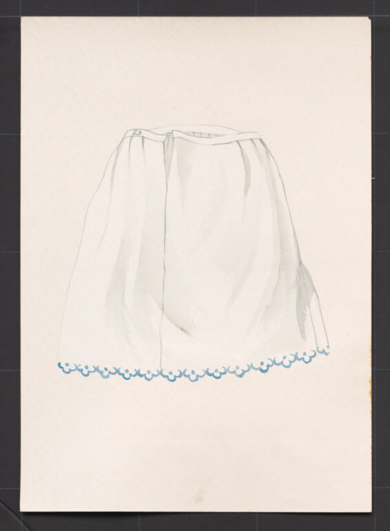 Kresba – sukňa spodná