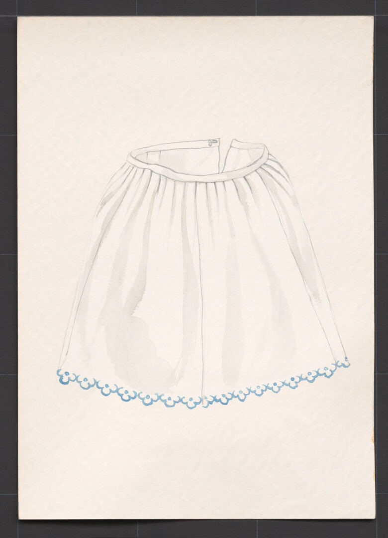 Kresba – sukňa spodná