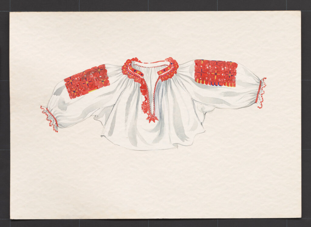 Kresba – rukávce sviatočné