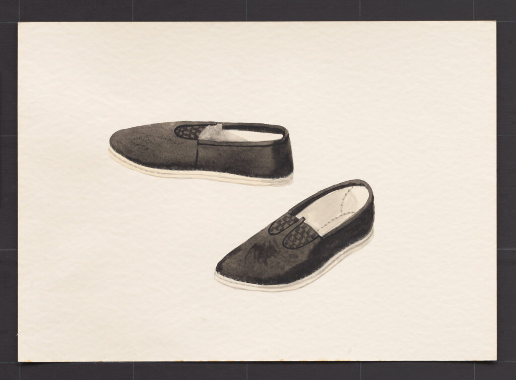 Kresba – papuče ženské novšie