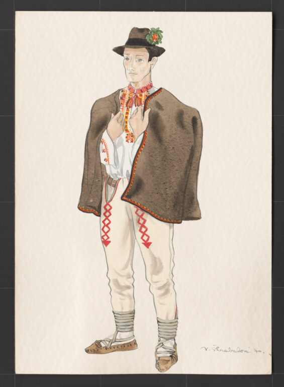 Kresba – odev ženícha