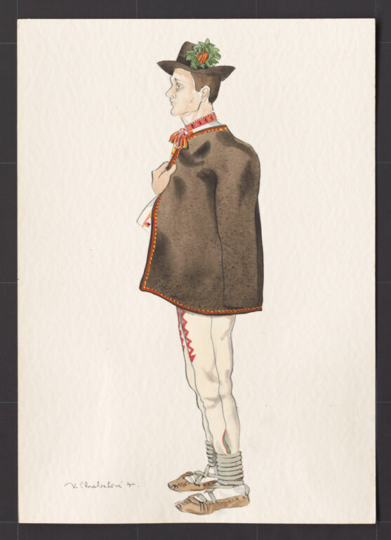 Kresba – odev ženícha