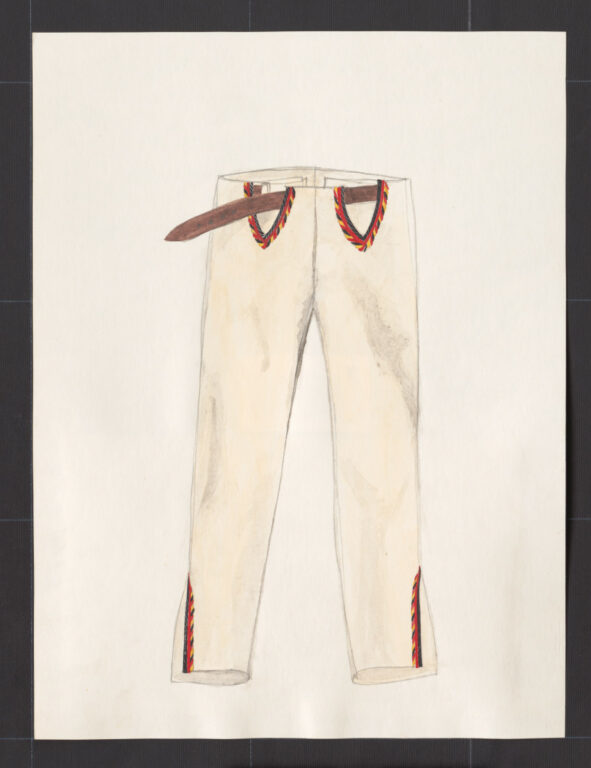 Kresba – nohavice súkenné