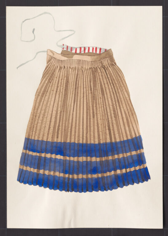 Kresba – sukňa súkenná
