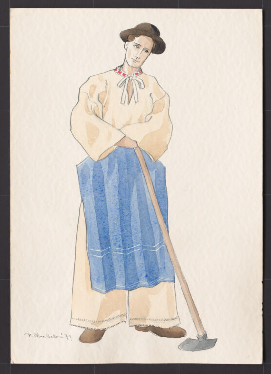 Kresba – odev mužský pracovný