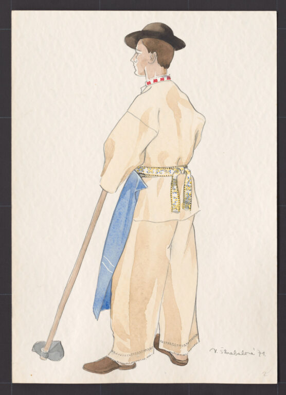 Kresba – odev mužský pracovný