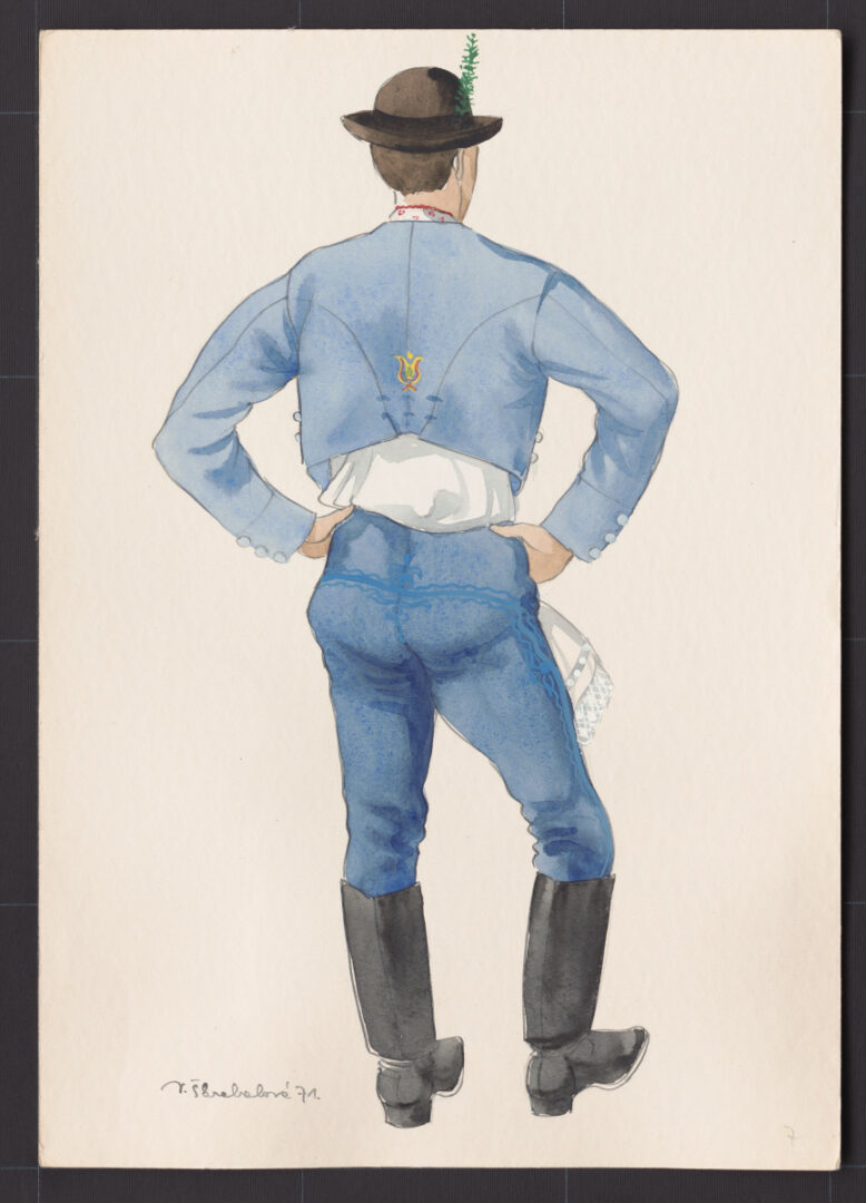 Kresba – odev ženícha