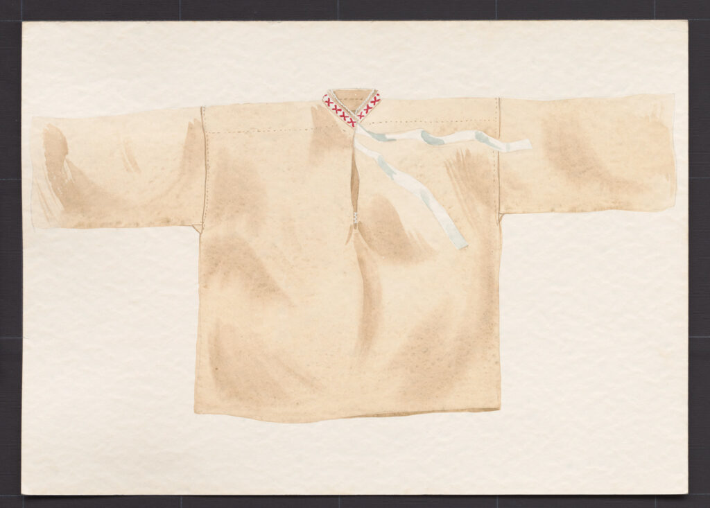 Kresba – košeľa mužská konopná