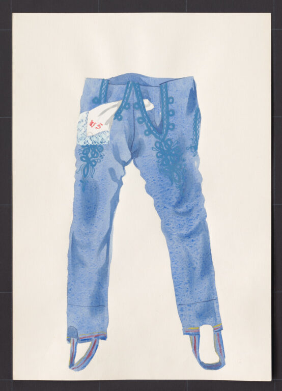 Kresba – nohavice súkenné