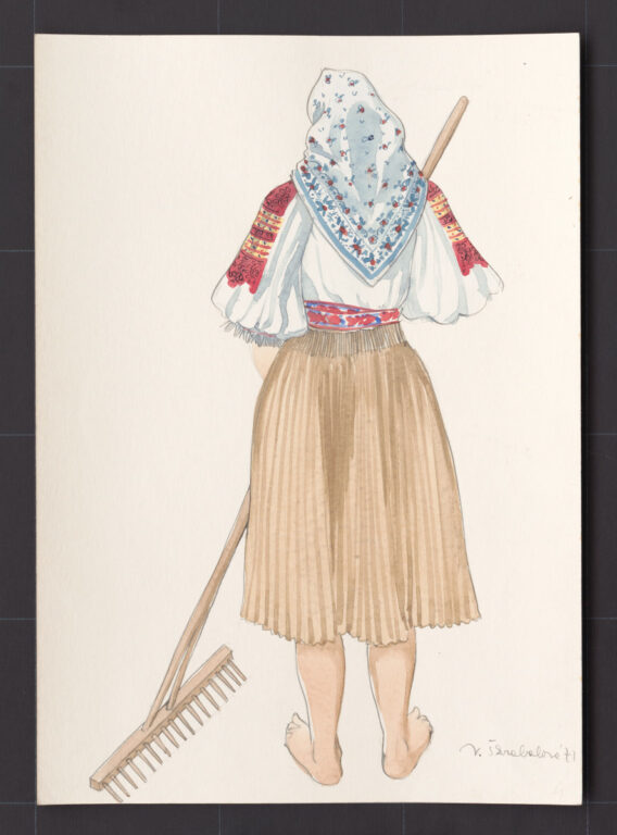 Kresba – odev ženský pracovný