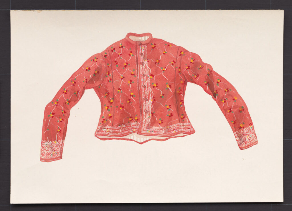 Kresba – kabátik ženský