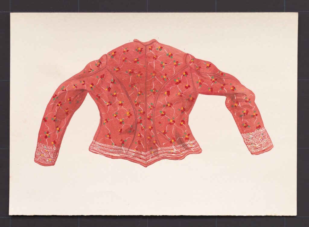 Kresba – kabátik ženský