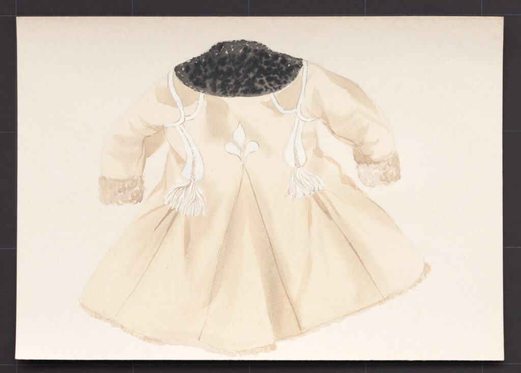 Kresba – kožuch ženský