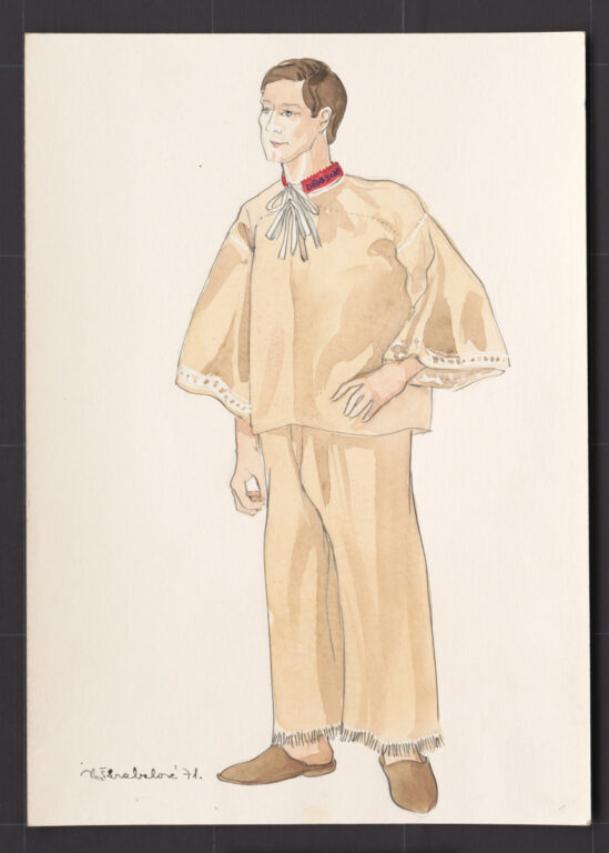 Kresba – odev mužský pracovný